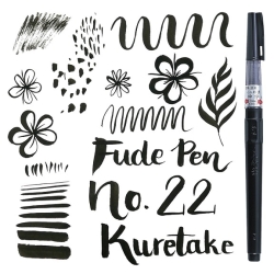 Pisak Kuretake ZIG Fude Pen No.22 pędzelkowy